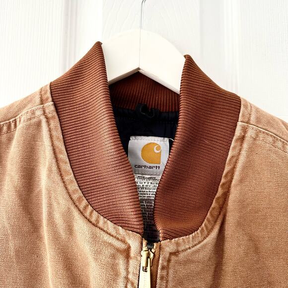 Carhartt Brown Tan Khaki V02 Sandstone Vest Arctic Quilted Lining Men 2XL Reg - Picture 6 of 12